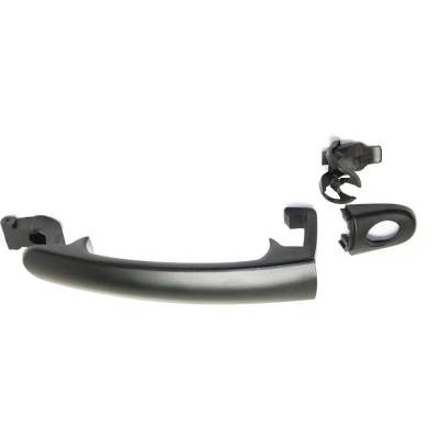 Left Front Exterior Door Handle Compatible With 2011-2018 Volkswagen Jetta Primed Paintable With Key