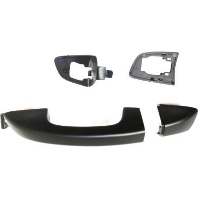 Left Rear Exterior Door Handle Compatible With 2010-2014 Volkswagen Gti Volkswagen Golf Primed