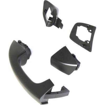 Rareelectrical - Left Rear Exterior Door Handle Compatible With 2010-2014 Volkswagen Gti Volkswagen Golf Primed - Image 2