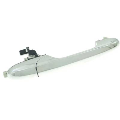 Rareelectrical - Front Passenger Side Exterior Door Handle Compatible With 1957-2019 Fiat 500 Chrome Without Key Hole - Image 2