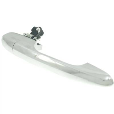 Rareelectrical - Front Passenger Side Exterior Door Handle Compatible With 1957-2019 Fiat 500 Chrome Without Key Hole - Image 3