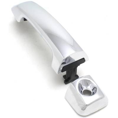 Rareelectrical - Left Front Exterior Door Handle Compatible With 2007-2021 Toyota Sequoia Toyota Tundra Chrome With - Image 3