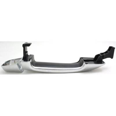 Rareelectrical - Left Front Exterior Door Handle Compatible With 2007-2021 Toyota Sequoia Toyota Tundra Chrome With - Image 4