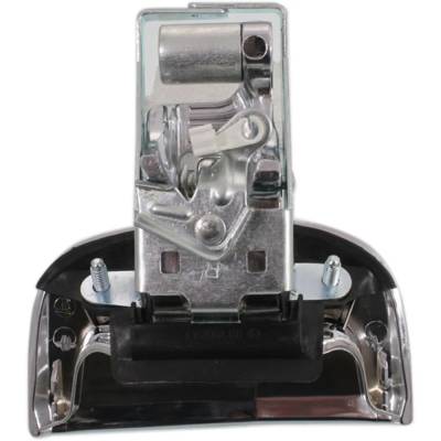Rareelectrical - Rear Passenger Side Exterior Door Handle Compatible With 2007-2018 Toyota Tundra Chrome Without Key - Image 5