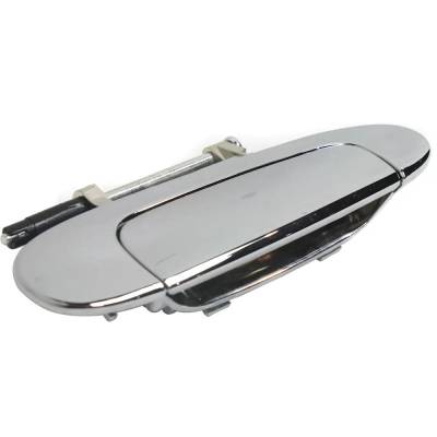 Rareelectrical - Rear Passenger Side Exterior Door Handle Compatible With 2000-2005 Toyota Echo Chrome Without Key - Image 3