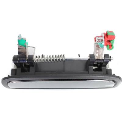 Rareelectrical - Left Rear Exterior Door Handle Compatible With 1995-2002 Kia Sportage Chrome Lever With Black Bezel - Image 4