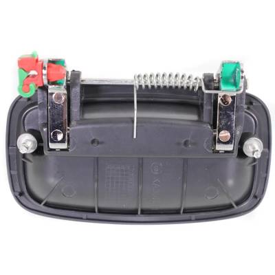 Rareelectrical - Left Rear Exterior Door Handle Compatible With 1995-2002 Kia Sportage Chrome Lever With Black Bezel - Image 5
