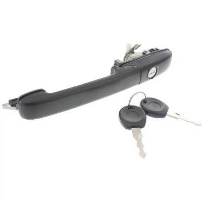 Rareelectrical - Front Passenger Side Exterior Door Handle Compatible With 1994-1997 Volkswagen Passat Textured Black - Image 3
