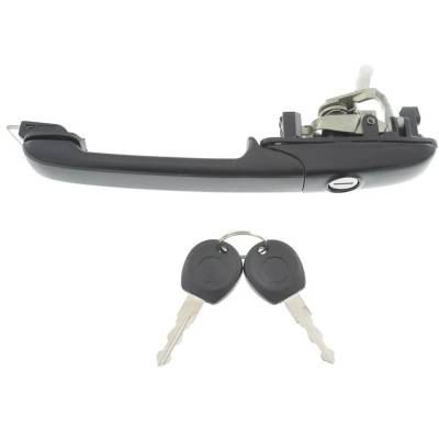 Rareelectrical - Front Passenger Side Exterior Door Handle Compatible With 1994-1997 Volkswagen Passat Textured Black - Image 4