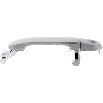 Rareelectrical - Left Front Exterior Door Handle Compatible With 2007-2012 Nissan Versa Chrome With Key Hole - Image 4
