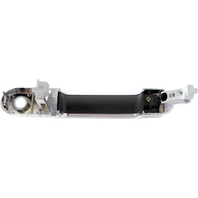 Rareelectrical - Left Front Exterior Door Handle Compatible With 2007-2012 Nissan Versa Chrome With Key Hole - Image 5