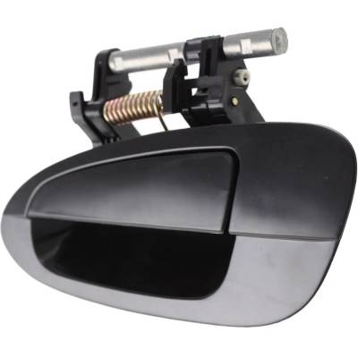Rareelectrical - Rear Driver Side Exterior Door Handle Compatible With 2002-2006 Nissan Altima Smooth Black Without - Image 2