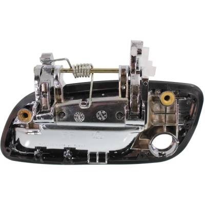 Rareelectrical - Front Passenger Side Exterior Door Handle Compatible With 2001-2006 Hyundai Elantra Chrome With Key - Image 5