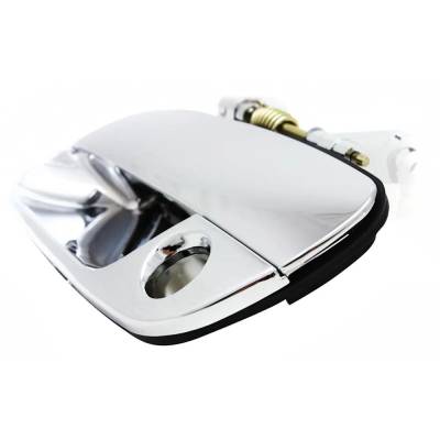Rareelectrical - Front Driver Side Exterior Door Handle Compatible With 2001-2006 Hyundai Elantra Chrome With Key - Image 2