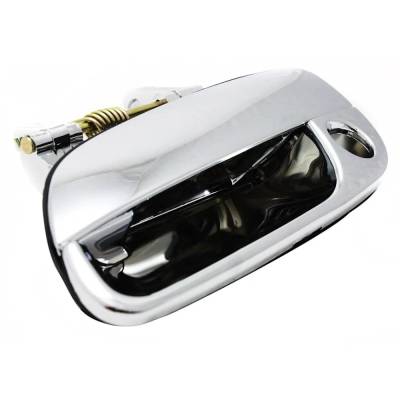 Rareelectrical - Front Driver Side Exterior Door Handle Compatible With 2001-2006 Hyundai Elantra Chrome With Key - Image 3