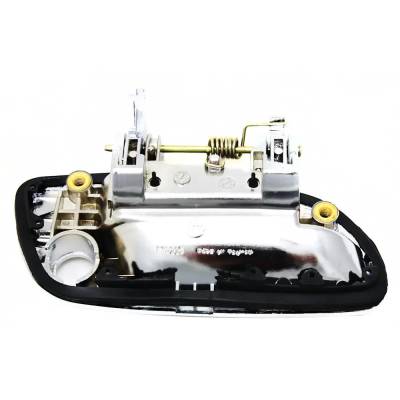 Rareelectrical - Left Front Exterior Door Handle Compatible With 2001-2006 Hyundai Elantra Chrome With Key Hole - Image 5