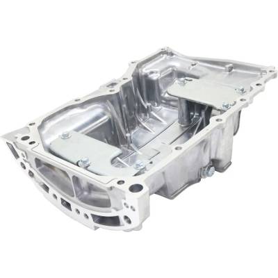 Rareelectrical - New Aluminum Oil Pan Compatible With Ford Mercury Fusion Se 4 Cyl 2.3L Milan Premier 4 Cyl 2.3L - Image 3