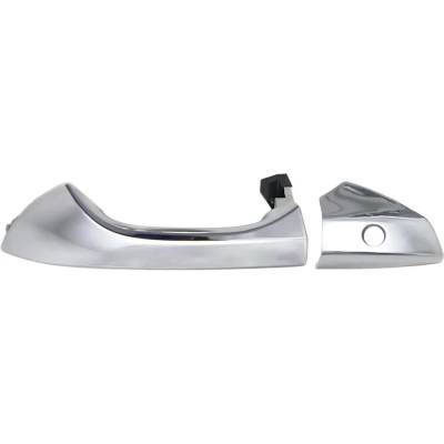 Front Driver Side Exterior Door Handle Compatible With 2008-2012 Honda Accord Chrome With Key Hole