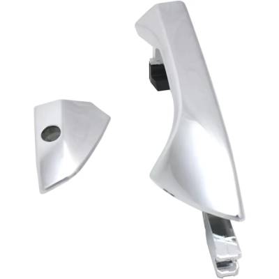 Rareelectrical - Left Front Exterior Door Handle Compatible With 2008-2012 Honda Accord Chrome With Key Hole - Image 3