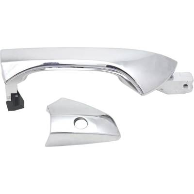 Rareelectrical - Front Left (Driver Side) Exterior Door Handle Compatible With 2008-2012 Honda Accord Chrome With Key - Image 4