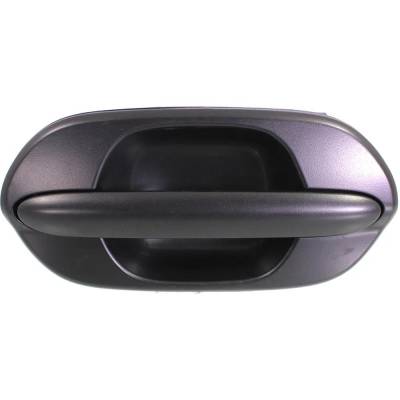 Left Rear Exterior Door Handle Compatible With 1999-2004 Honda Odyssey Textured Black Without Key