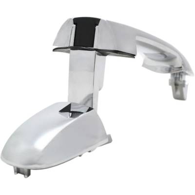 Rareelectrical - Left Rear Exterior Door Handle Compatible With 2006-2010 Hyundai Sonata Chrome Without Key Hole - Image 3