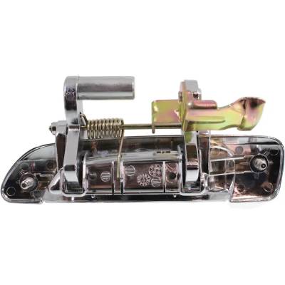 Rareelectrical - Rear Passenger Side Exterior Door Handle Compatible With 2001-2005 Honda Civic Chrome Without Key - Image 5