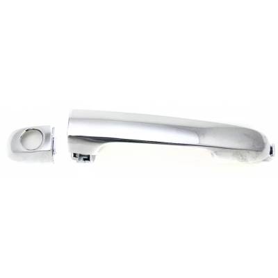 Front Driver Side Exterior Door Handle Compatible With 2007-2012 Hyundai Elantra Chrome With Key