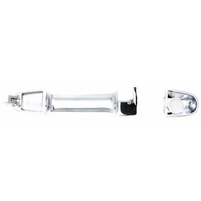 Rareelectrical - Front Driver Side Exterior Door Handle Compatible With 2007-2012 Hyundai Elantra Chrome With Key - Image 5