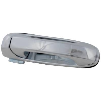 Rareelectrical - Left Rear Exterior Door Handle Compatible With 2002-2010 Dodge Ram Dodge Dakota Dodge Durango Chrome - Image 3