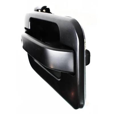 Rareelectrical - Rear Passenger Side Exterior Door Handle Compatible With 2004-2014 Ford F-150 Smooth Black Without - Image 2