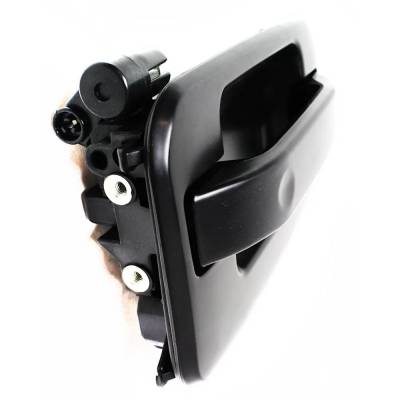 Rareelectrical - Rear Passenger Side Exterior Door Handle Compatible With 2004-2014 Ford F-150 Smooth Black Without - Image 3