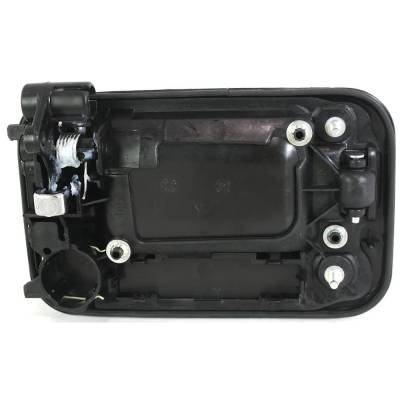 Rareelectrical - Left Rear Exterior Door Handle Compatible With 2004-2022 Ford F-150 Chrome Lever With Black Bezel - Image 5