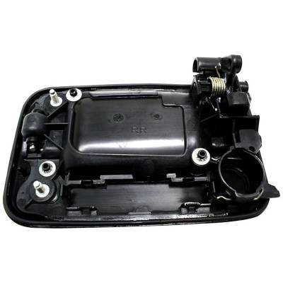 Rareelectrical - Right Rear Exterior Door Handle Compatible With 2004-2008 Ford F-150 Textured Black Without Key Hole - Image 3