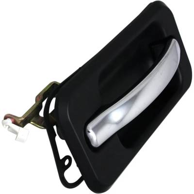 Rareelectrical - Front Passenger Side Exterior Door Handle Compatible With 2003-2009 Hummer H2 Chrome Lever With - Image 3