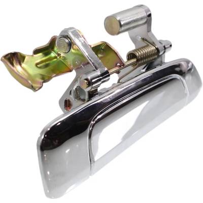 Rareelectrical - Rear Right (Passenger Side) Exterior Door Handle Compatible With 2001-2005 Honda Civic Chrome - Image 3