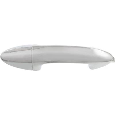 Front Or Rear Driver Side Exterior Door Handle Compatible With 2011-2018 Ford Fiesta Chrome Without