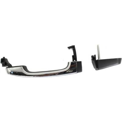 Rareelectrical - Left Front Exterior Door Handle Compatible With 2008-2009 Ford Taurus Primed Paintable With Key Hole - Image 4