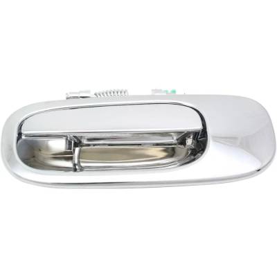 Rareelectrical - New Rear Driver Side Exterior Door Handle Compatible With 2006-2010 Dodge Charger Chrome Without Key - Image 1