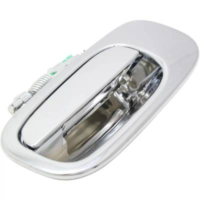 Rareelectrical - New Rear Driver Side Exterior Door Handle Compatible With 2006-2010 Dodge Charger Chrome Without Key - Image 3