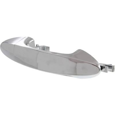 Rareelectrical - Front Or Rear Left (Driver Side) Exterior Door Handle Compatible With 2011-2018 Ford Fiesta Chrome - Image 2