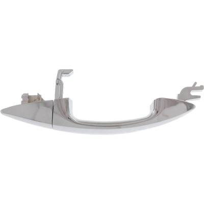 Rareelectrical - Front Or Rear Left (Driver Side) Exterior Door Handle Compatible With 2011-2018 Ford Fiesta Chrome - Image 4