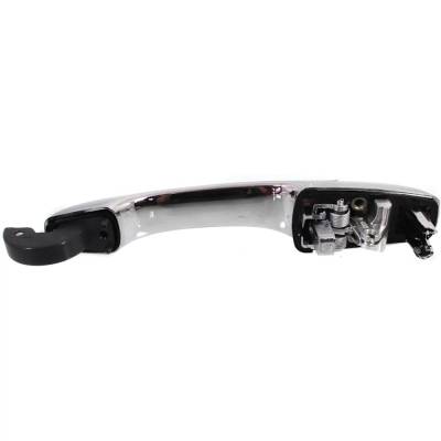 Rareelectrical - Left Rear Exterior Door Handle Compatible With 2008-2019 Dodge Grand Caravan Chrome Without Key Hole - Image 5