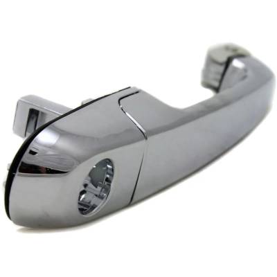 Rareelectrical - Front Driver Side Exterior Door Handle Compatible With 2006-2011 Hyundai Accent Chrome With Key Hole - Image 3