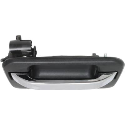 Rareelectrical - Right Front Exterior Door Handle Compatible With 2004-2022 Ford F-150 Chrome Lever Textured Bezel - Image 5