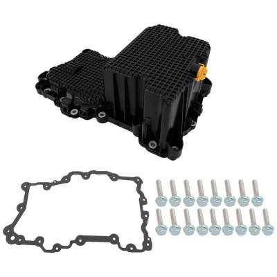 New 19-Bolt Hole Oil Pan Compatible With Ford F-150 Xlt 6 Cyl 2.7L F-150 Lariat 6 Cyl 2.7L F-150 Xl