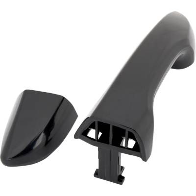 Rareelectrical - Rear Passenger Side Exterior Door Handle Compatible With 2014-2019 Toyota Corolla Smooth Black - Image 2