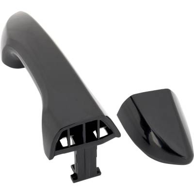 Rareelectrical - Left Rear Exterior Door Handle Fits 2014-2019 Toyota Corolla Smooth Black Without Key Hole - Image 2