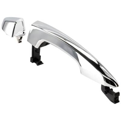 Rear Right (Passenger Side) Exterior Door Handle Compatible With 2015-2019 Hyundai Sonata Chrome