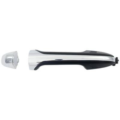 Left Rear Exterior Door Handle Compatible With 2016-2023 Toyota Tacoma Primed Paintable Without Key